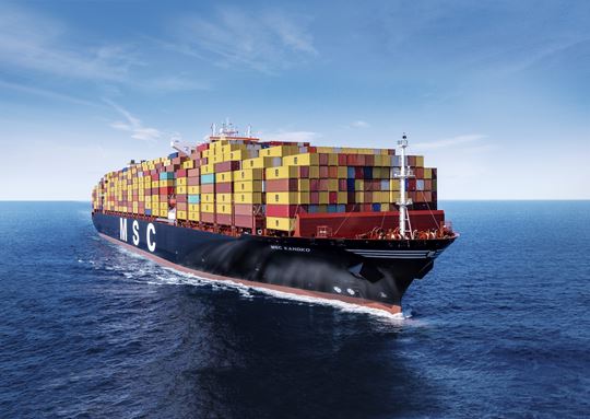  MSC Kanoko (built 2019) 14,336 TEU 